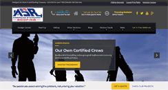 Desktop Screenshot of americanstandardroofing.com