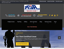 Tablet Screenshot of americanstandardroofing.com